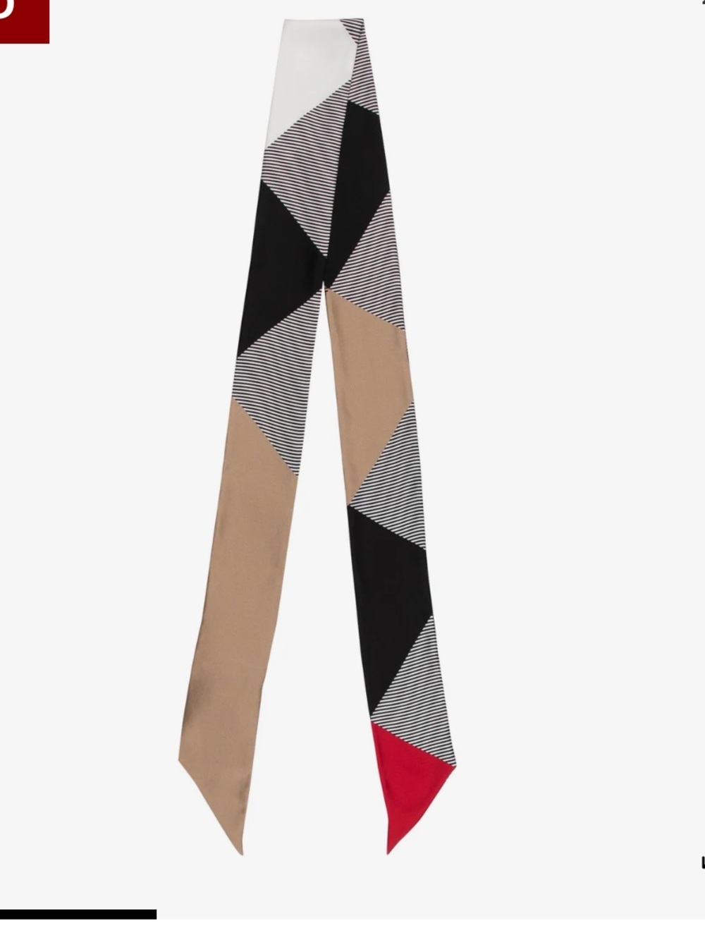 Burberry silk scarf Subcategory Identification